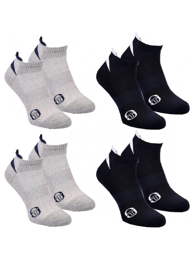 Calcetines SNEAKER SERGIO TACCHINI Pack de 4 Pares Multicolor - Kiabi