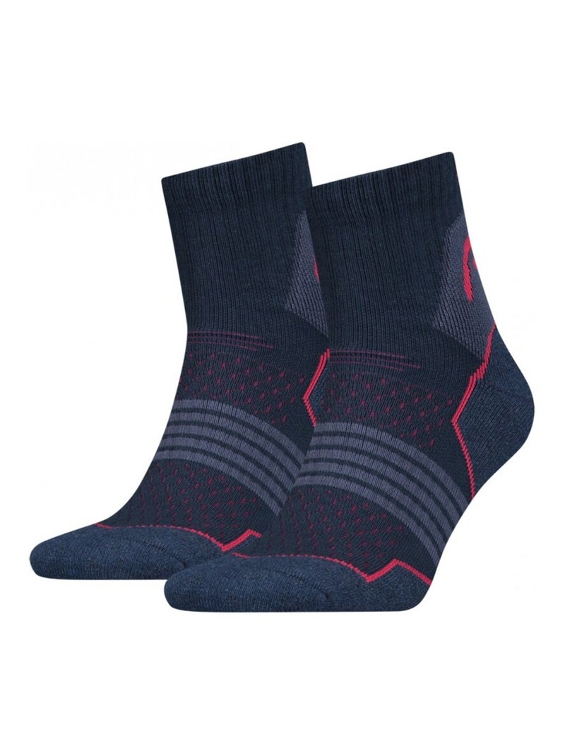 Calcetines SPORT HEAD PERFORMANCE - Pack de 2 Azul - Kiabi