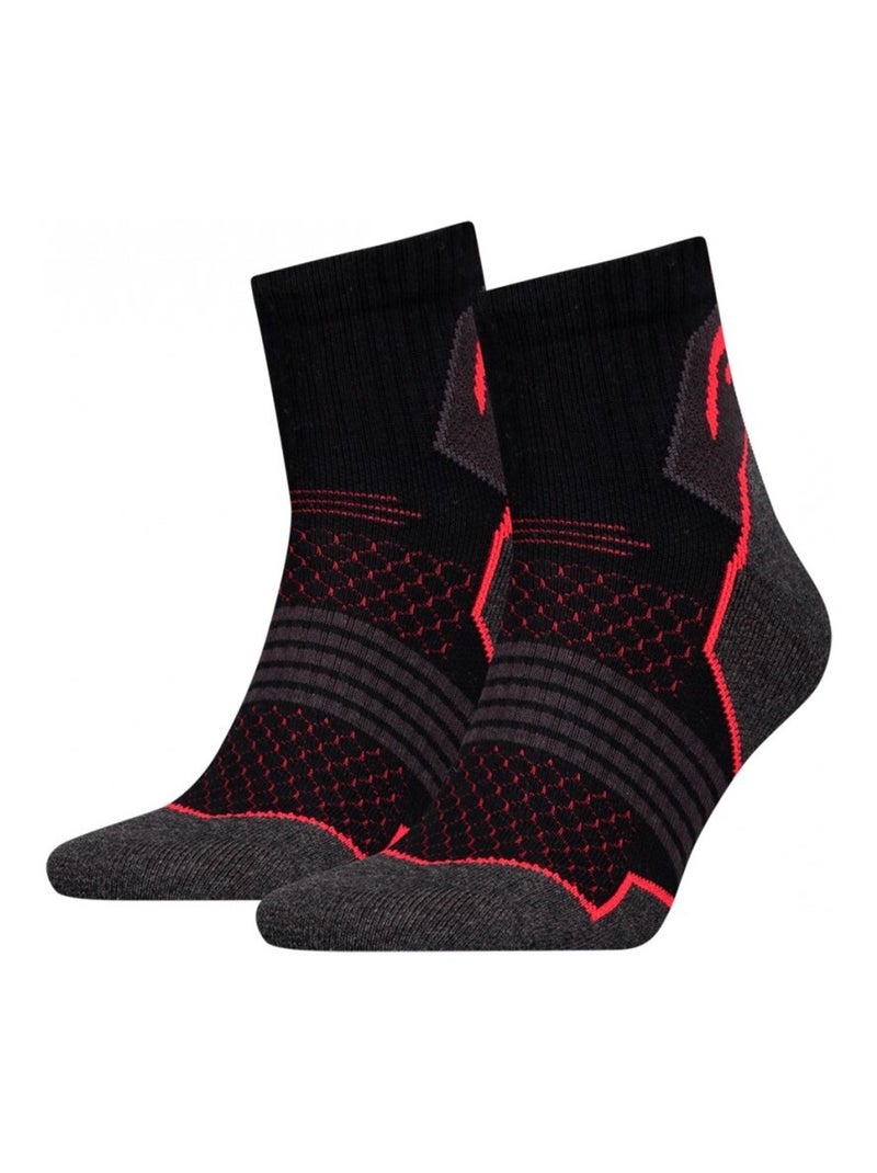 Calcetines SPORT HEAD PERFORMANCE - Pack de 2 Negro - Kiabi