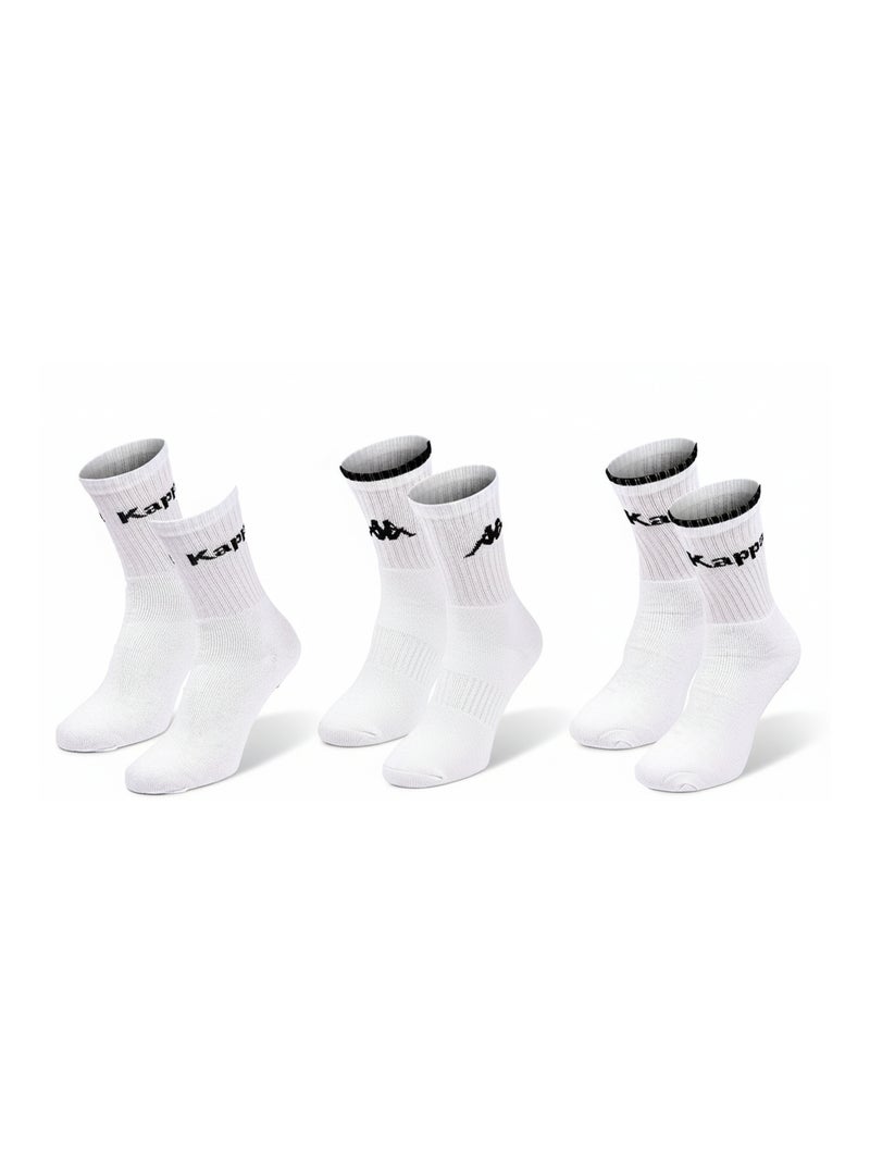 Calcetines SPORT KAPPA CREW - Pack de 12 Pares Blanco - Kiabi