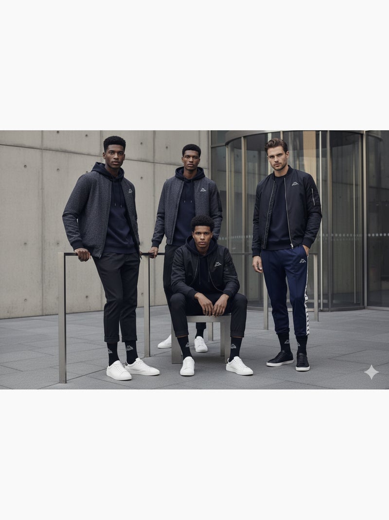 Calcetines SPORT KAPPA CREW - Pack de 12 Pares Negro - Kiabi