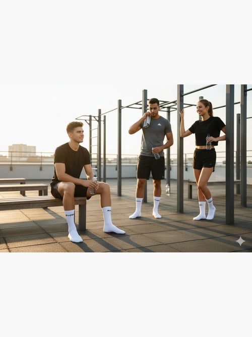 Calcetines SPORT KAPPA CREW - Pack de 20 PARES + 1 GRATIS - Kiabi