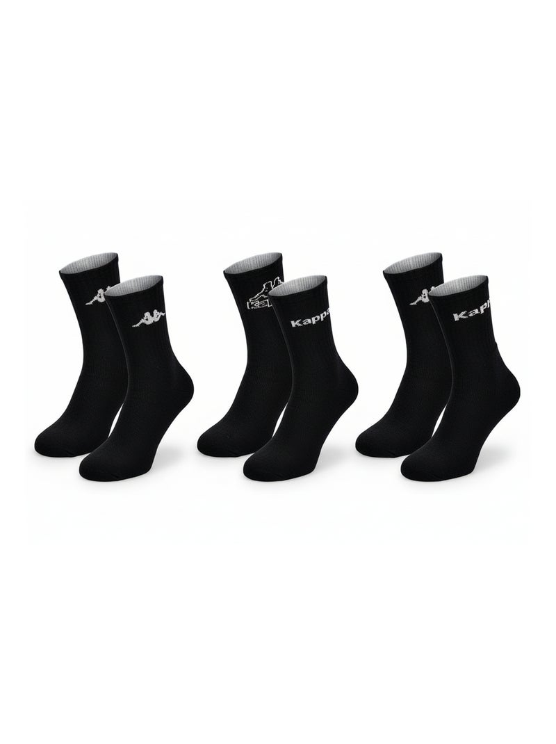 Calcetines SPORT KAPPA CREW - Pack de 20 PARES + 1 GRATIS Negro - Kiabi