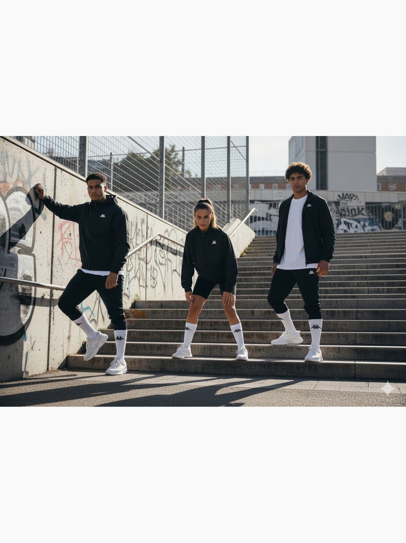 Calcetines SPORT KAPPA CREW - Pack de 3 Pares Blanco - Kiabi