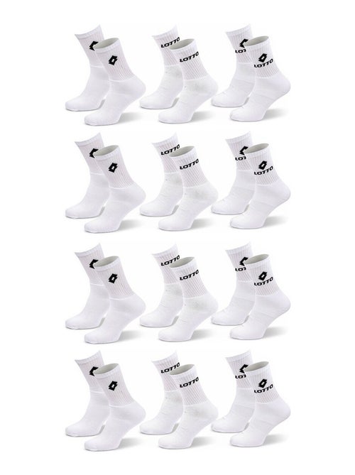 Calcetines SPORT LOTTO CREW - Pack de 12 Pares - Kiabi