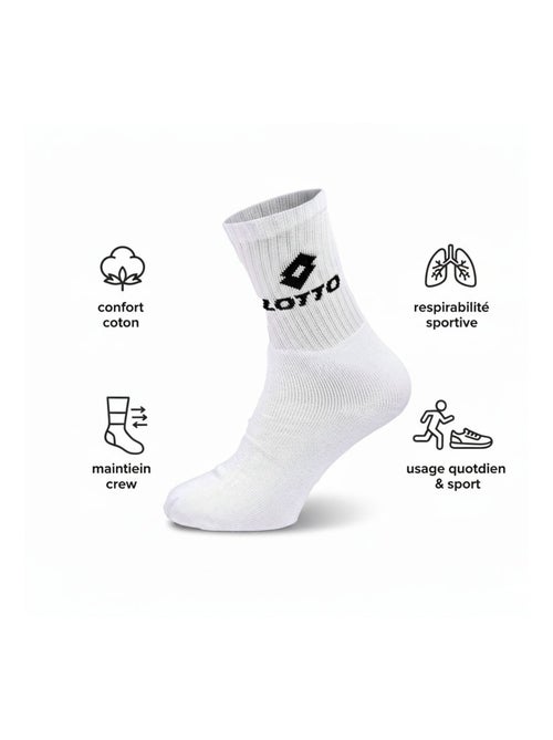 Calcetines SPORT LOTTO CREW - Pack de 12 Pares - Kiabi