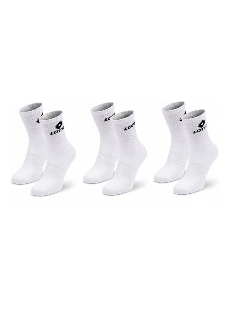 Calcetines SPORT LOTTO CREW - Pack de 12 Pares Blanco - Kiabi
