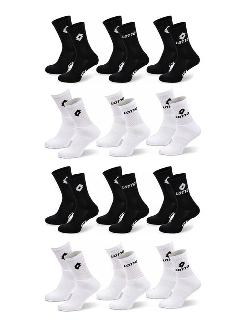 Calcetines SPORT LOTTO CREW - Pack de 12 Pares - Kiabi