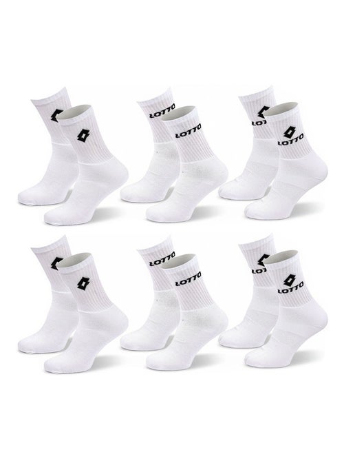 Calcetines SPORT LOTTO CREW - Pack de 6 Pares - Kiabi