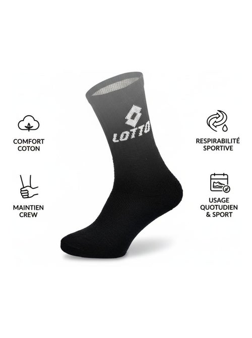 Calcetines SPORT LOTTO CREW - Pack de 6 Pares - Kiabi