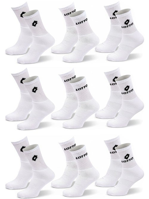 Calcetines SPORT LOTTO CREW - Pack de 9 Pares - Kiabi