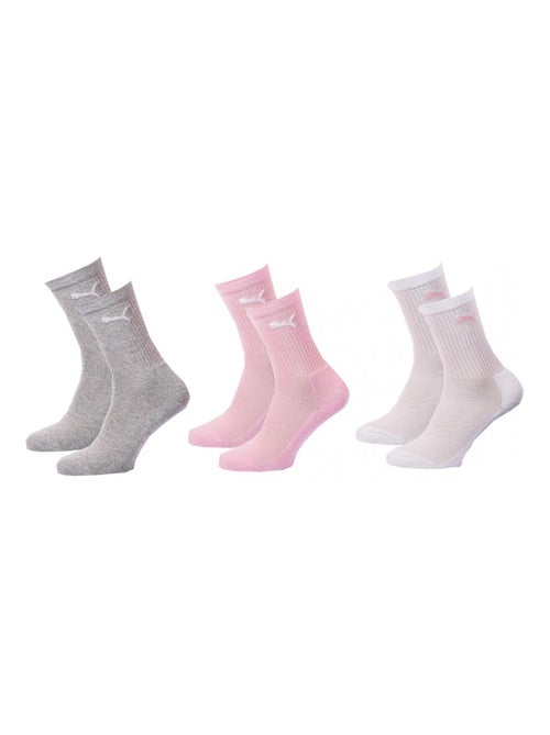 Calcetines Sport PUMA Tennis CREW JUNIOR - Pack de 3 - Kiabi