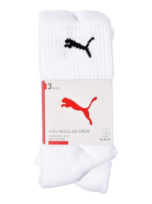 Calcetines Sport PUMA Tennis CREW JUNIOR - Pack de 9 - Kiabi Calcetines Sport PUMA Tennis CREW JUNIOR - Pack de 9 - Kiabi