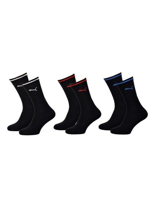 Calcetines Sport PUMA Tennis CREW STRIPE - Pack de 3 - Kiabi