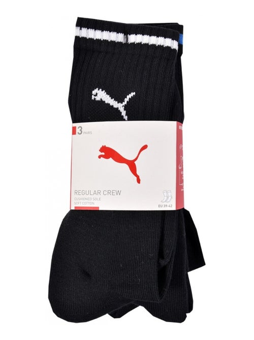 Calcetines Sport PUMA Tennis CREW STRIPE - Pack de 3 - Kiabi