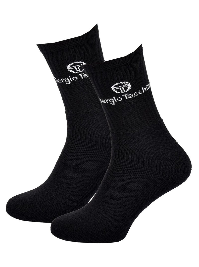 Calcetines SPORT SERGIO TACCHINI - Pack de 3 Pares Negro - Kiabi
