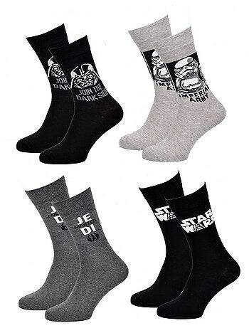 Calcetines Star Wars hombre - Pack de 4