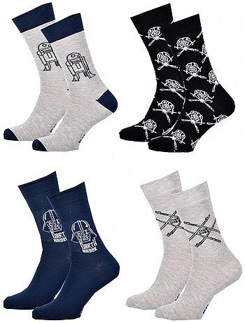 Calcetines Star Wars hombre - Pack de 4