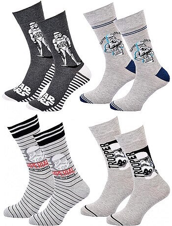 Calcetines Star Wars hombre - Pack de 4