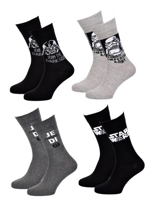 Calcetines Star Wars hombre - Pack de 4 - Kiabi