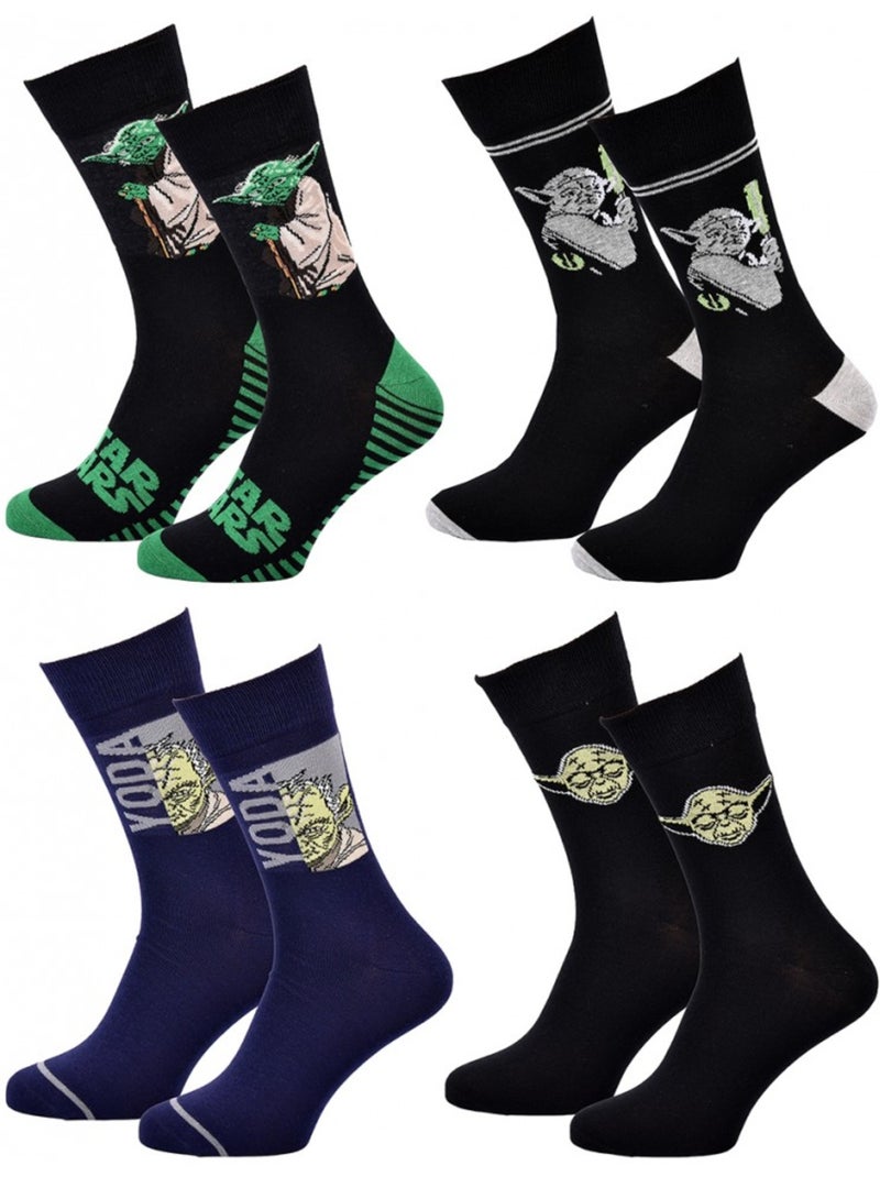 Calcetines Star Wars hombre - Pack de 4 Multicolor - Kiabi