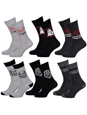 Calcetines Star Wars hombre - Pack de 6