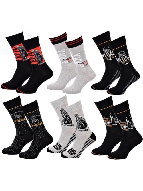 Calcetines Star Wars hombre - Pack de 6 - Kiabi