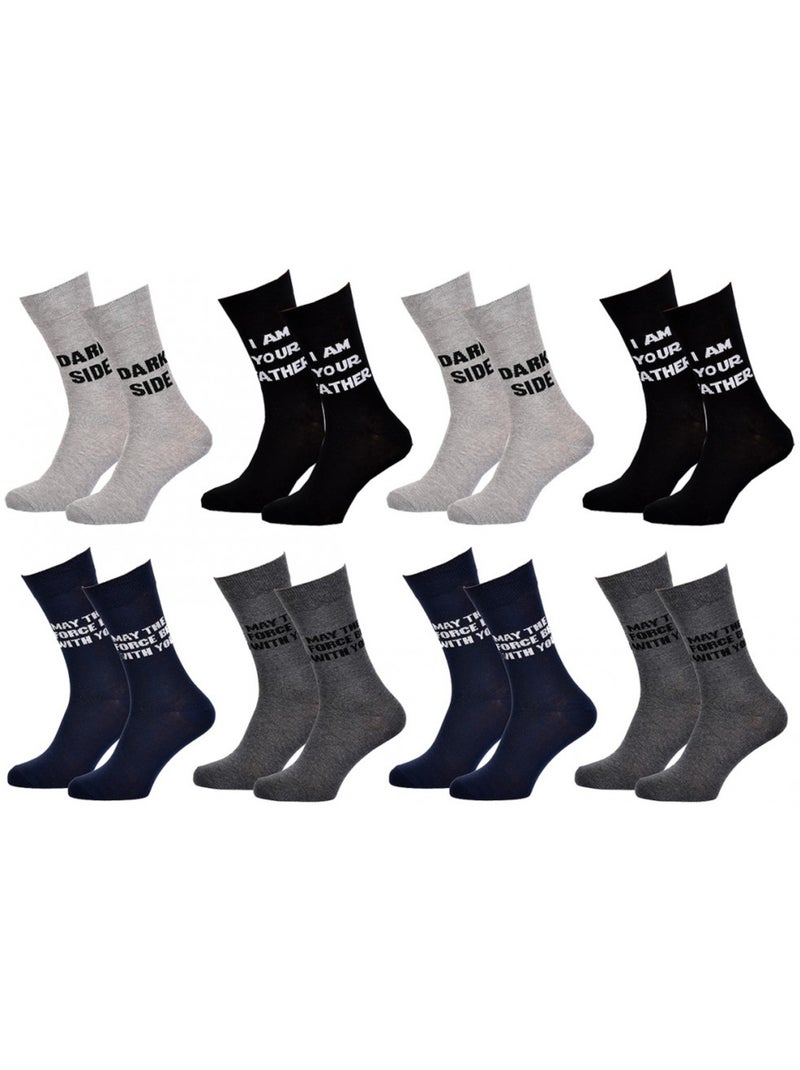 Calcetines Star Wars hombre - Pack de 8 Multicolor - Kiabi