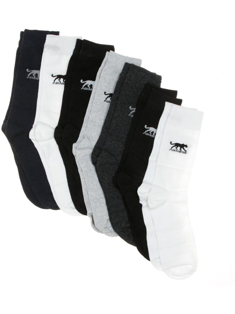 Calcetines tobilleros Airness para hombre, 7 pares en Negro - Kiabi