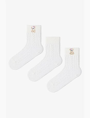 Calcetines tobilleros con estampado de osito marshmallow cutie penti