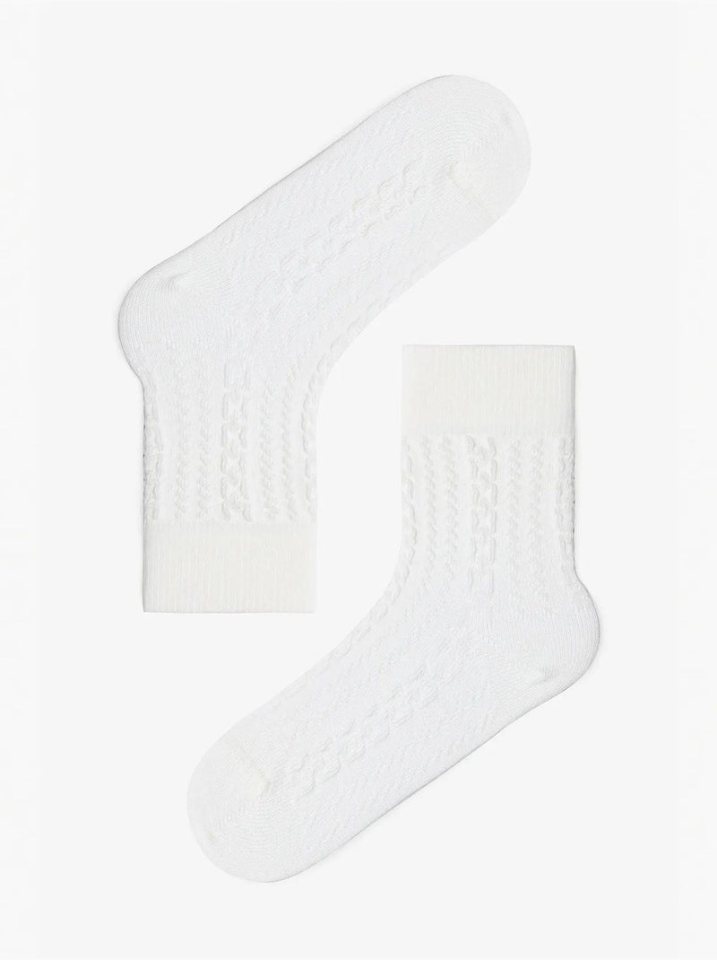 Calcetines tobilleros con estampado de osito marshmallow cutie penti Blanco - Kiabi