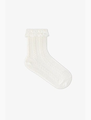 Calcetines tobilleros de encaje penti