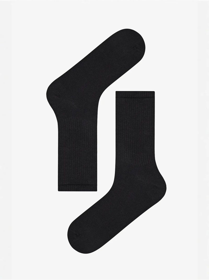 Calcetines tobilleros hombre tennis, 3 pares penti Negro - Kiabi