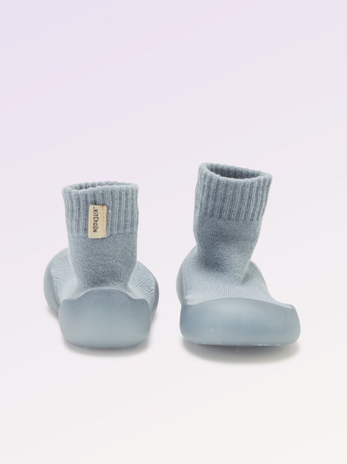 Calcetines zapatillas de motricidad 3 'primeros pasos' - Kitchoun - Kiabi