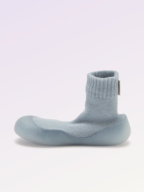 Calcetines zapatillas de motricidad 3 'primeros pasos' - Kitchoun - Kiabi