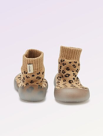 Calcetines zapatillas de motricidad 3 'primeros pasos' - Kitchoun