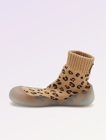 Calcetines zapatillas de motricidad 3 'primeros pasos' - Kitchoun