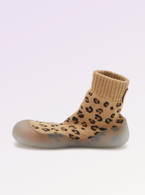 Calcetines zapatillas de motricidad 3 'primeros pasos' - Kitchoun - Kiabi