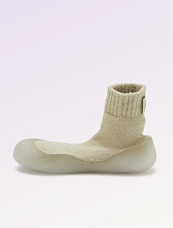 Calcetines zapatillas de motricidad 3 'primeros pasos' - Kitchoun