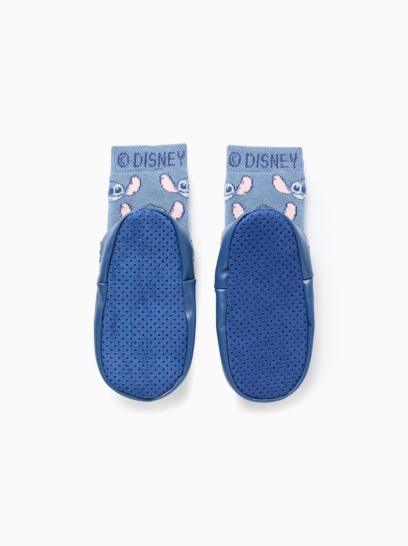 Calcetines-zapatillas stitch Azul claro - Kiabi