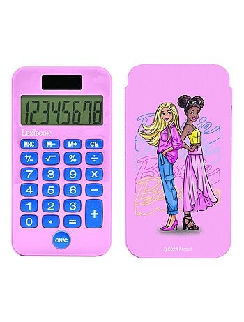 Calculadora de bolsillo barbie de 8 dígitos con funda protectora