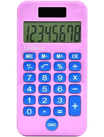 Calculadora de bolsillo barbie de 8 dígitos con funda protectora
