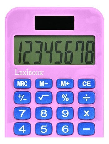 Calculadora de bolsillo barbie de 8 dígitos con funda protectora