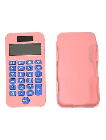 Calculadora de bolsillo barbie de 8 dígitos con funda protectora