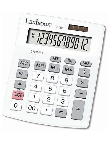 Calculadora de bolsillo de 12 dígitos con doble alimentación