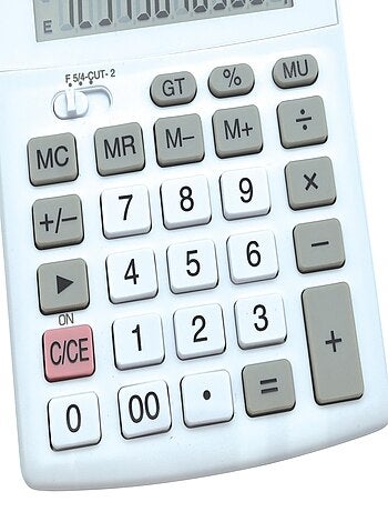 Calculadora de bolsillo de 12 dígitos con doble alimentación
