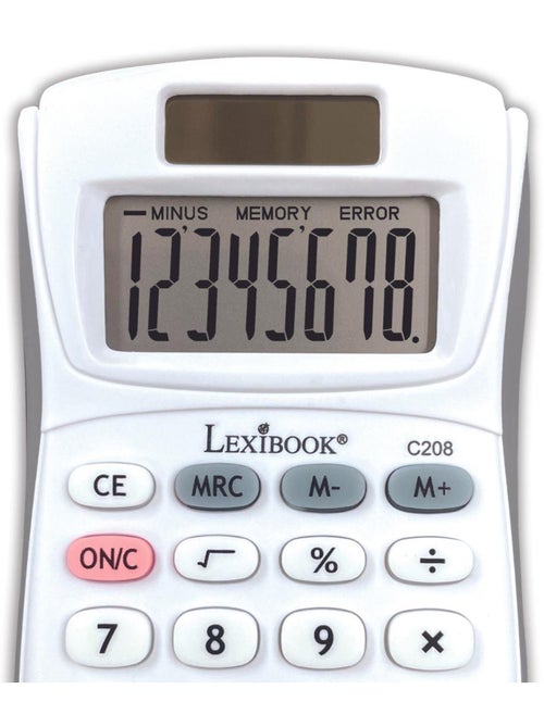 Calculadora de bolsillo de 8 d?gitos con acabado de goma - Kiabi