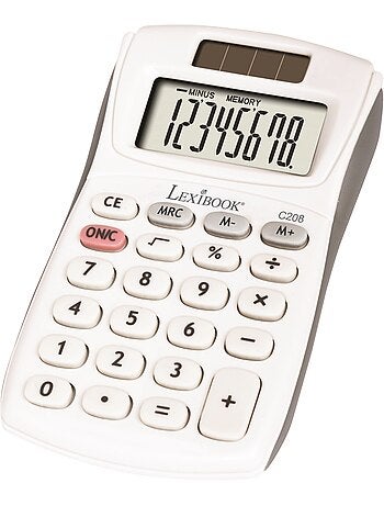 Calculadora de bolsillo de 8 dígitos con acabado de goma