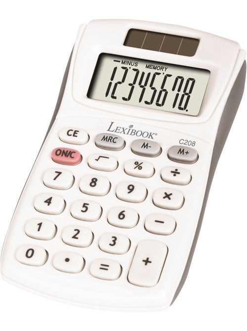 Calculadora de bolsillo de 8 dígitos con acabado de goma - Kiabi