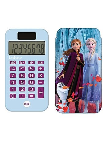 Calculadora de bolsillo Frozen de 8 dígitos con funda protectora